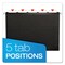 Zoro Select Hanging File Folders, Black, PK25 PFX415215BLA - alternate 3